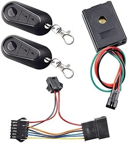Resim E-Bike Alarm Sistemi 36V 48V 60V 72V Çift Anahtarlı Elektrikli Bisiklet Motosiklet Scooter Fırçasız Cihazı 