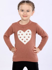 Resim Cloudy Kids Kız Çocuk Regular Fit Basic Triko Kazak 