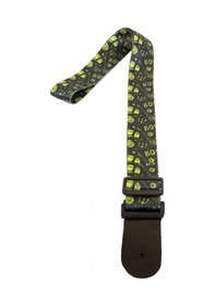 Resim 1strap 1st001 Elektro Gitar Askısı Siyah Standart Model Esnek K 