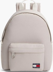 Resim Tommy Hilfiger Kadın Marka Logolu Günlük Kullanıma Uygun Bej Sırt Çantası Aw0aw18648 Aep-13633 Bej 