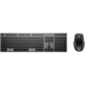 Resim HP 720 Çoklu Cihaz Bağlantılı Şarj Edilebilir Kablosuz Klavye ve Fare (9T5A9AA) 