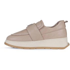 Resim Bueno Shoes Vizon Deri Kadın Dolgu Topuklu Ayakkabı 01wa7401302 