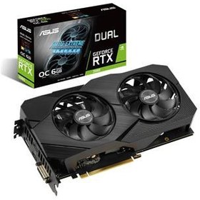 Resim Asus NVIDIA GeForce RTX 2060 OC Edition DUAL-RTX2060-O6G-EVO 6 GB 192 Bit GDDR6 Ekran Kartı Asus