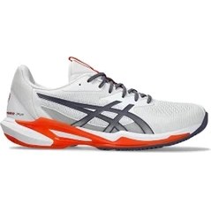 Resim Asics Solution Speed Ff 3 Erkek Tenis Ayakkabısı White/Morganite Hafif ve Esnek Taban ile 1041A438-103 