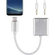 Resim Sones Usb-c / Type-c - Jack 3,5 Mm Kulaklık Mikrofon Ses Kartı Gümüş 