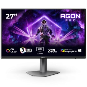 Resim AOC AG276UZD 27″ 240Hz 0.03ms 4K QD-OLED HDR400 RGB USB-C Yükseklik Ayarlı Pivot Gaming Monitör 