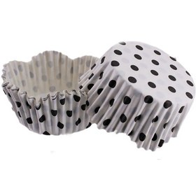 Resim Cupcake Kalıbı Pet Kapsül Dalgalı Kek Kalıbı 65X38 Mm 100 Adet N11.1124 