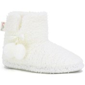 Resim Unisex Panduf Ev Botu Ev Ayakkabısı Ekru 