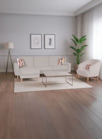 Resim Kilim Mobilya Bohem's Köşe Krem Çift Taraflı Kullanılabilir Köşe Takımı ; Berjer Dahildir 