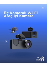 Resim Gelişmiş G-sensörlü Üçlü Araç Kamerası 5 Lcd Ekran Ve Hareket 