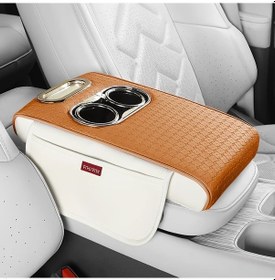 Resim Xuweiwei A Brown Araç Kolçak Organizatörü: Seyahat, Stres Azaltıcı, Mendillik, Cup Holder, Telefon Standı 