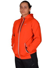 Resim Joma Poly. Stork - Erkek Turuncu-Siyah Kapüşonlu Spor Sweatshirt - 4231303 