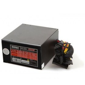 Resim EVEREST EPS-500A, 500W, 12cm Fan, ATX, GAMING Power Supply (PSU) 