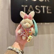 Resim Silver1 Sevimli Renkli Ip Peluş Ayı Kolye El Yapımı Oyuncaklar Küçük Bebek Çanta Çekicilik Sevimli Bebek Cep Telefonu Çekicilik (Yurt Dışından) 