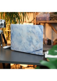 Resim Macbook Air M1 Kılıf 13inç Marble11nl Touchıdli M1 Air A2337 A2179 A1932 İle Uyumlu Krem 