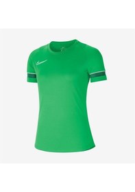 Resim Nike W Academy 21 Training Top Kadın Antrenman Tişörtü Cv2627-362 Yeşil 