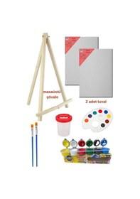 Resim Resim Tuval Seti, Tual Başlangıç Seti, Okul Ressam Çocuk Set 