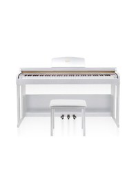 Resim Jwin Sapphire Sdp-214 Çekiç Aksiyonlu 88 Tuşlu Dijital Piyano + Tabure - Beyaz 
