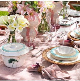 Resim Schafer Tılsım Belle Yemek Takımı 60 Parça-su Yeşili 