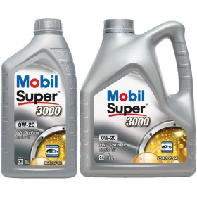 Resim Mobil Super 3000 0W20 Motor Yağı 4 L + 1 L ( Üretim Yılı: 2023) 