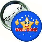 Resim Well Done Öğrenci Rozeti 20 Adet Çok Renkli 