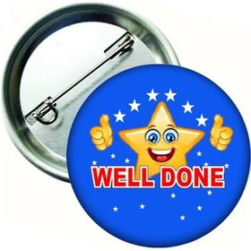 Resim Well Done Öğrenci Rozeti 20 Adet Çok Renkli 