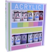 Resim Mona Lisa Akrilik Boya 12 Renk 70 ML Set Extra Beyaz SD150-X14 