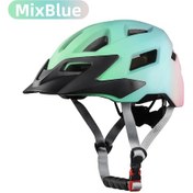 Resim Çocuk Kask Çocuk Bisiklet Güvenliği Bisiklet Erkek Kız Açık Spor Koruma Kapağı Mixblue S 52-56cm Mavi 