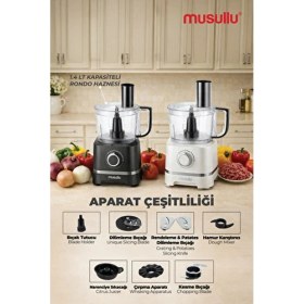 Resim Musullu Mutfak Robotu 10 In 1 2000W MSL-2034 Siyah 