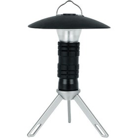 Resim Skycıty Usb Şarjlı Manyetik Tripodlu Kamp Feneri - Açık Hava Çadır Ve Acil Durum Aydınlatma Siyah 