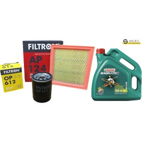 Resim Nissan Micra 1.3 Bakım Seti Hava Yağ Filtresi + Castrol 1996-2000 