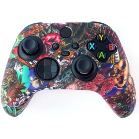 Resim Konsol İstasyonu Xbox Series Desenli Kol Koruyucu Kılıf 6xb 9. Nesil Kol Uyumlu 