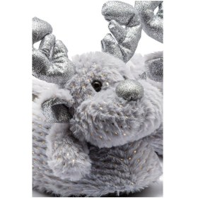 Resim Geyik Star Kadın, Garson Boy Hayvanlı Panduf Gri 36/41 Gri 