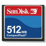 Resim 512 Mb Cf Sandisk Compact Flash Cf Hafıza Kartı 