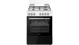 Resim Tecna Tf 613WBR+ Turbo Fanlı 3 Gaz+1 Wok Göz Ocaklı Tam Boy Fırın 