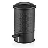 Resim Prizma Çöp Kovası Banyo Siyah 5 Lt The Mia