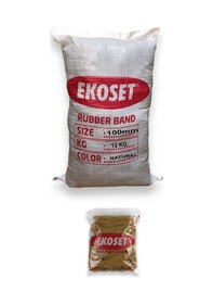 Resim Ekoset Büyük Boy İnce Paket Lastiği 100 MM 12KG 