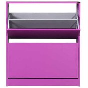 Resim Flat Duo 2 Katlı Geniş Ayakkabılık Dolabı - Mor 
