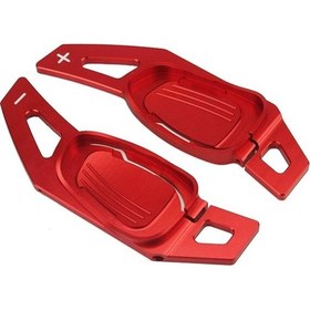 Resim Cupra Leon 2023 F1 Paddle Shifter Direksiyon Kulakçık Kırmızı Renk 