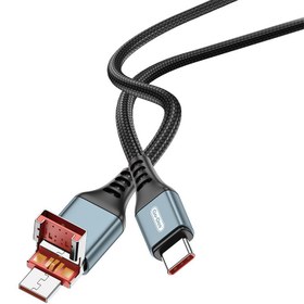 Resim Go Des GD-UC593 Biyonik Terminal Tasarım PD65W Type-C to Type-C & USB-A to Type-C Kablo - Siyah 