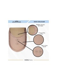 Resim Shems Oval Pudra 2'li Dantelli Ve Saçaklı Banyo Halısı Paspası Se Pudra 