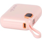 Resim İXtech IX-PB024 10.000 Mah 22.5W Hızlı Şarj Powerbank Taşınabilir Şarj Cihazı - Pembe 