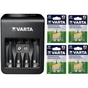 Resim Varta LCD Plug+ Plus Şarj Cihazı + 8*2700 Mah Aa Şarjlı Pil 