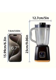 Resim Gateesat Yaowıthsu Taşınabilir Usb Şarjlı Beyaz Mini Blender Dijital Ekran 22000 Rpm 