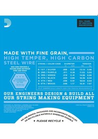 Resim Exl125 09 Elektro Gitar Teli Set Super Tops-reg.buttoms .009 