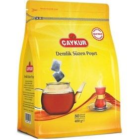 Resim Çaykur Siyah Süzen Demlik Poşet Çay 2'li 80 x 5 G 