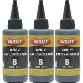 Resim ekoset Canon Pixma G1410, G2410, G3410, G4410 Uyumlu Siyah Mürekkep 300 Ml 