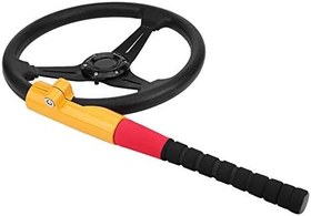 Resim Alomejor Ağır Hizmet Direksiyon Kilidi Çoğu Araba Kamyonu Ve SUV Için 2 Anahtarla Evrensel Araba Güvenlik Kilidi 