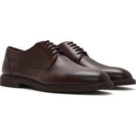 Resim Derimod Erkek Kahverengi Bağcıklı Deri Casual Ayakkabı 2 