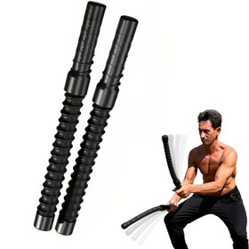 Resim Kablosuz Savaş İpleri, Kolların Kası Fiziksel Fitness Antrenmanı - Ev Spor Salonu için Uygun, Verimli Egzersiz, Düşük Etkili Aerobik - Güç Antrenmanı, Kardi ve Kas Antrenmanı - Evde Antrenman, Fitness Ekipmanları 